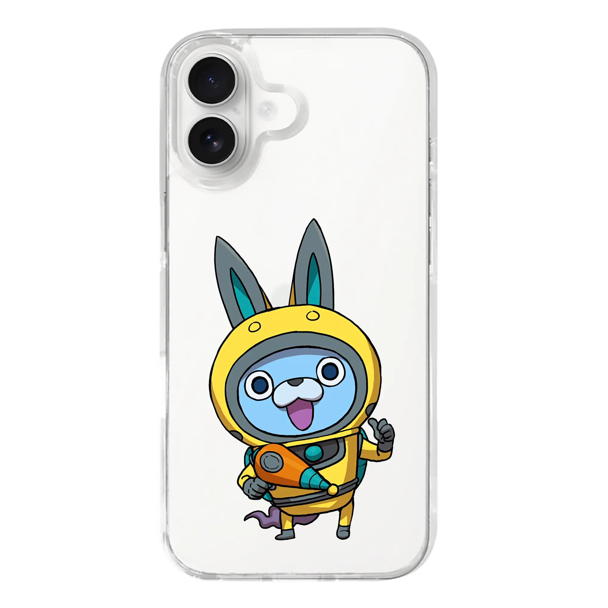 妖怪ウォッチ グッズ,USAピョン - iPhone 17シリーズ 透明スマホケース – 薄型・耐衝撃・精密フィット保護カバー